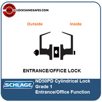 Schlage ND50PD Cylindrical Lock | Schlage Entrance Cylindrical Lock