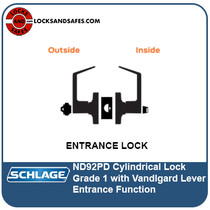 Schlage ND92 Cylindrical Lock | Schlage ND92 Entrance Lock