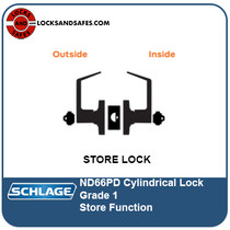 ND66PD Store Lock | ND66PD Store Cylindrical Lock