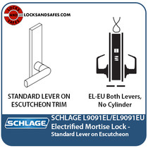 Schlage L 9091 Mortise Lock | With Latchbolt Monitor LM