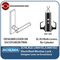 Schlage 9091 Mortise Lock | Both Levers | No Cylinder