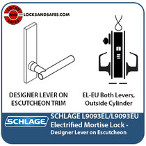 Schlage 9093 Mortise Lock | Electrically Lock/Unlock Both Levers