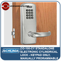 Schlage CO-100-MS-70-KP-RHO Electronic Mortise Lock with Keypad