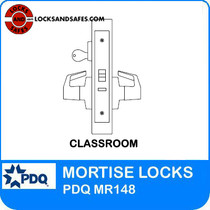 Grade 1 Single Cylinder Mortise Lockset Classroom Function | Sargent 8237 Mortise Locks | PDQ MR148 | Sargent Hardware | J Series Sectional Trim