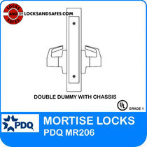 Double Dummy with Chassis | PDQ MR206 Mortise Locks | Mortise Door Hardware | J Series Sectional Trim