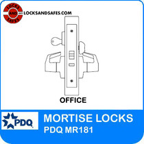 Grade 1 Single Cylinder Office Mortise Locks | PDQ MR181 Mortise Locks | Cylinder Locks | Security Lock | J Escutcheon Trim
