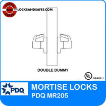 Grade 1 Double Dummy | PDQ MR205 Mortise Locks | Heavy Duty Locks | Door Lock | J Wide Escutcheon Trim