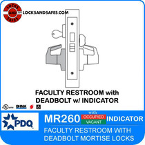 PDQ 260 Mortise Lock | Indicator Locks for Bathrooms