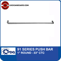 PDQ 91 Series Push Bar | 33" Push Bar | 33" Door Push Bar