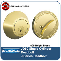 Schlage B80N-626 Deadbolt, Thumbturn Only, Satin Chrome