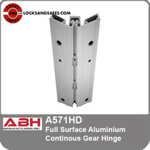 ABH A571HD Full Surface Aluminum Continuous Gear Hinges