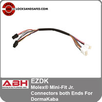 ABH EZDK - Molex® Mini-Fit Jr. Connectors both Ends For DormaKaba USA