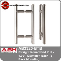 ABH AB3320-BTB Straight Round End Pull - 1.00” Diameter | ABH AB3320