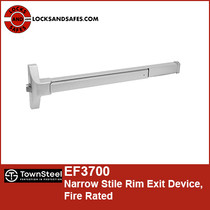 Townsteel EF3700 Narrow Stile Rim Exit Device, Fire Rated