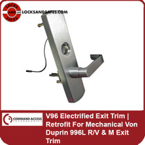 Command Access V96 Electrified Exit Trim | Retrofit For Mechanical Von Duprin 996L R/V & M Exit Trim