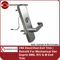 Command Access V96 Electrified Exit Trim | Retrofit For Mechanical Von Duprin 996L R/V & M Exit Trim