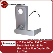 Command Access V23 Electrified Exit Trim | Von Duprin 230L Exit Trim Retrofit