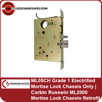 Command Access ML05CH Grade 1 Electrified Mortise Lock Chassis Only | Corbin Russwin ML2000 Mortise Lock Chassis Retrofit