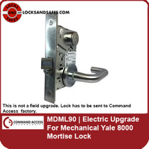 Command Access MDML90 | Electric Upgrade For Mechanical Yale 8000 Mortise Lock