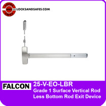 Falcon 25-V-EO-LBR | Falcon 25 Surface Vertical Rod Less Bottom Rod Exit Device