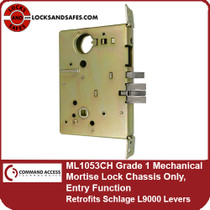 Command Access ML1053CH | Grade 1 Mechanical Mortise Lock Chassis Only, Entry Function