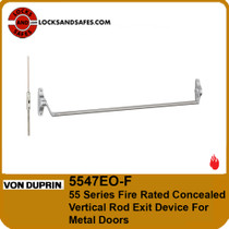 Von Duprin 5547EO-F | Fire Concealed Vertical Rod Exit Device For Metal Doors