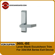 Von Duprin 360L-BE | Lever Blank Escutcheon Exit Trim For Von Duprin 33A/35A Series Exit Device