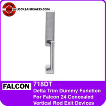 Falcon 718DT Delta Trim Dummy Function Exit Trim | For Falcon 24 Concealed Vertical Rod Exit Devices