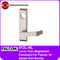 Falcon 912L-NL Lever Exit Trim | Nightlatch Function | For Falcon 19 Series Exit Devices