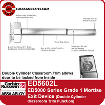 Corbin Russwin ED5602L | ED5600 Double Cylinder Mortise Exit Device