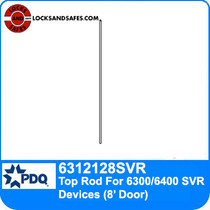 PDQ 6312128SVR | Top Rod Only 6300 and 6400 Surface Vertical Rod Exit Devices