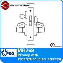 Privacy with Indicator Mortise Lock | PDQ MR269 | J Wide Escutcheon Trim