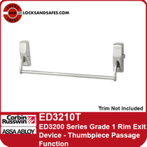 Corbin Russwin ED3210T | ED3200 Series Grade 1 Rim Exit Device Only, Thumbpiece Passage Function