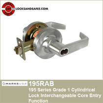 Marks USA 195 Cylindrical Lock Interchangeable Core Entry Function