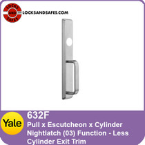 Yale 632F Nightlatch Trim For 6100ED Wide Stile Exit Device