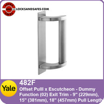 Yale Dummy Offset Pull Trim For 6200 Series Rim, SVR and CVR Exit Devices