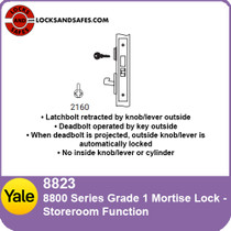 Yale 8823 Storeroom Mortise Lock