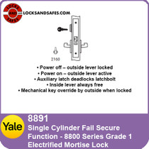 Yale 8891 Single Cylinder Fail Secure Mortise Lock
