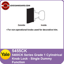 Yale 5455CK Single Dummy Trim Cylindrical Lock