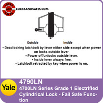 Yale 4790LN Fail Safe Cylindrical Lock