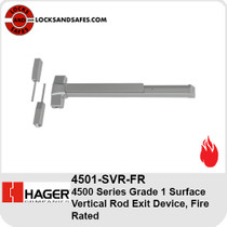 Hager 4501 SVR FR | Hager 4500 Fire Surface Vertical Rod Exit Device