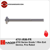 Hager 4701 RIM FR | Hager 4700 Fire Rated Rim Exit Device