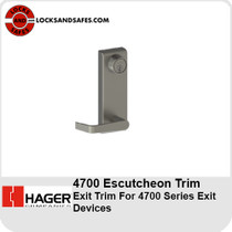 Hager Escutcheon Trim For 4700 Series Exit Device