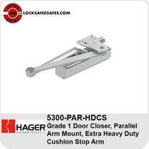 Hager 5300-PAR-HDCS Extra Heavy Duty Cushion Stop Arm Door Closer