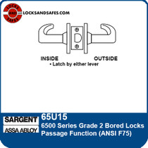 Sargent 65U15 Passage Function Bored Lock