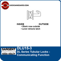 Sargent DLU15-3 Communicating Tubular Lock
