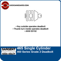 Sargent 465 Single Cylinder Deadbolt