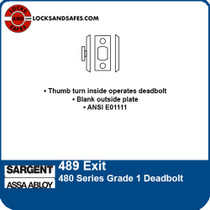 Sargent 489 Exit Deadbolt