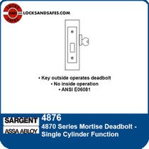 Sargent 4876 Single Cylinder