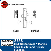 Sargent 8258 Institutional Privacy Mortise Lock